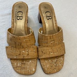 C.B. Collections “Trisha” slip on sandals